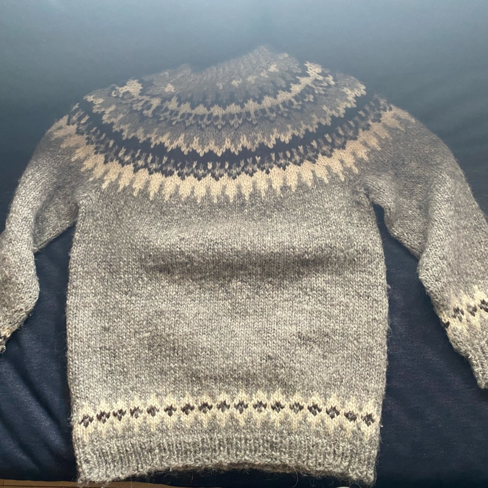 Authentic heavy Icelandic Wool sweater - Picture 4 of 8